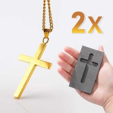 2X Graphite Casting Ingot Mold Metal Refining Scrap Melting Casting Cross Mould