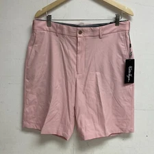 Walter Hagen Men's 10" P11 Core Bermuda Short Raspberry Cream MGA14400FA22