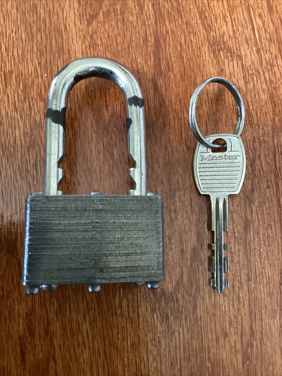 Vintage Master Lock Rare Short Shackle Padlock F29 Bike Lock Made in