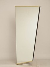 Spiegel Wandspiegel asymetrisch Messingrahmen Nierenspiegel 50/60er vintage