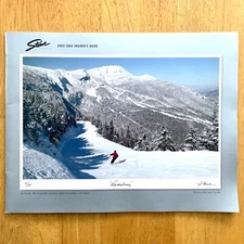 2003-2004 STOWE Resort INSIDERS GUIDE Brochure Ski Trail Map VERMONT