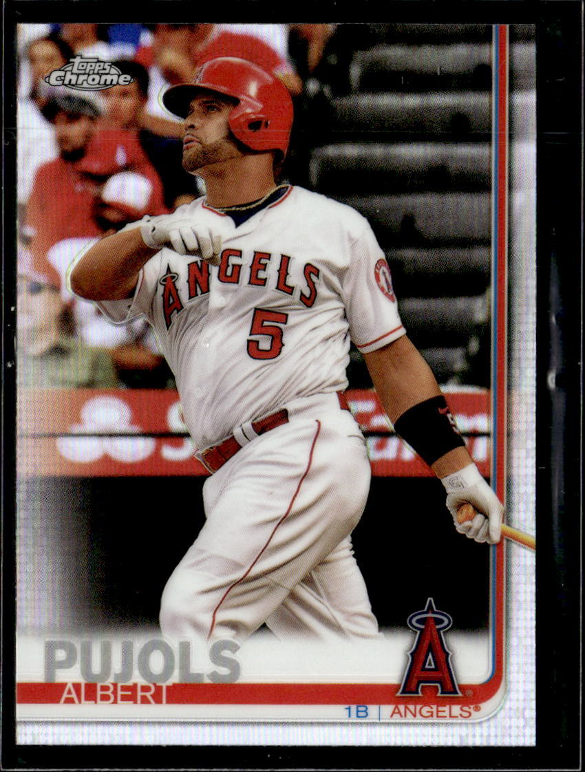 2019 Topps Chrome  Refractor Albert Pujols Los Angeles Angels #27