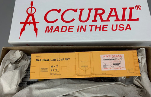 HO Accurail 40’ P Puerta Acero Reefer National Packing Co. #2376 Kit ¡NUEVO EN CAJA! HO4382 | Zustand: New