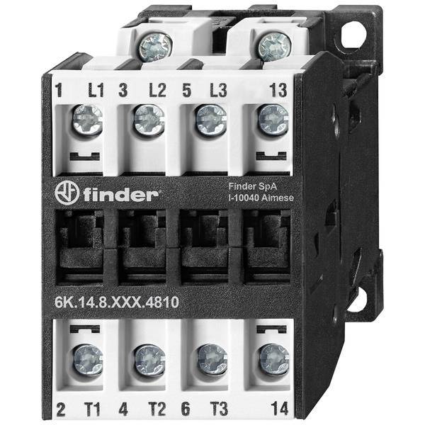 Finder 6K.14.8.024.4718   Relè industriale 3 NA, 1 NC 7.5 kW 24 V/AC 18 A 1 pz.