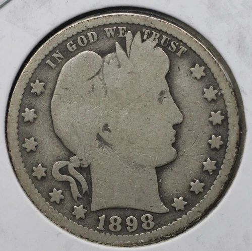 1898-O Barber Quarter — photo from the most recent tracked eBay sale