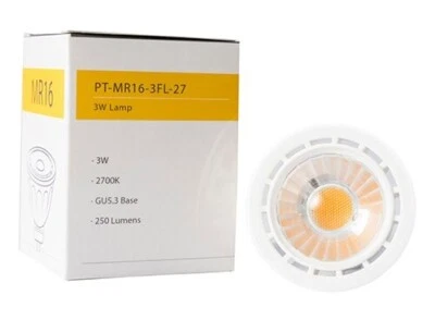 Pro-Trade Lighting PT-MR16-3FL-27 LED 3 Watt 2700K 38 deg Landscape Lamp Bulb