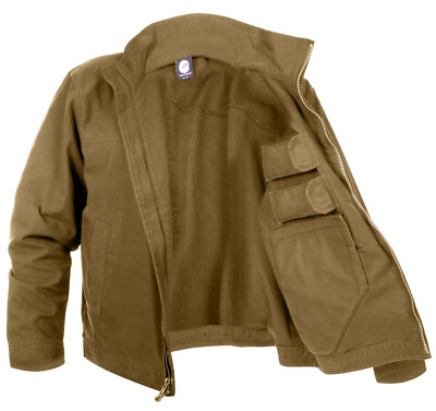 Rothco Lightweight Concealed Carry Jacket - Coyote Tan
