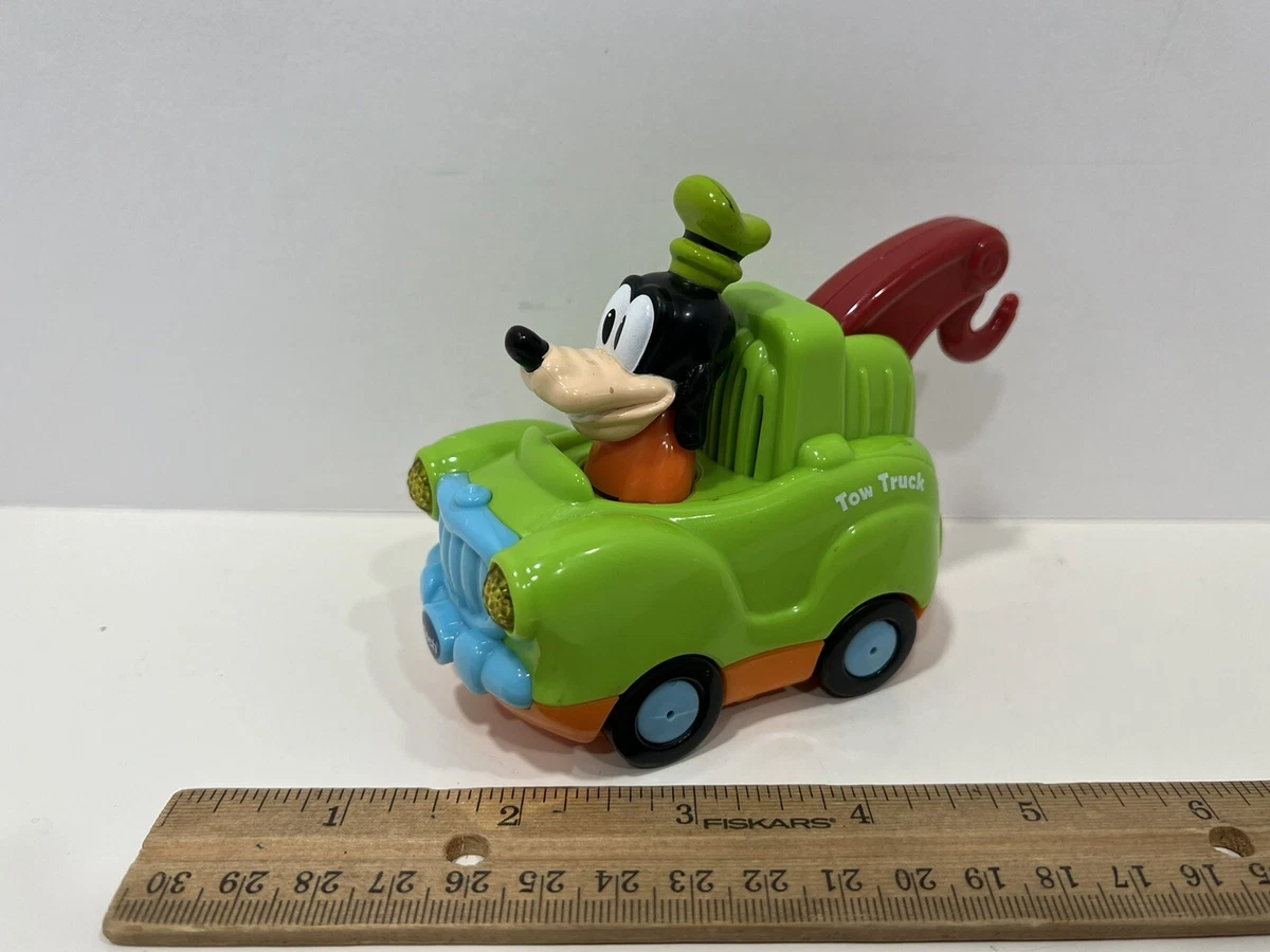 VTech Disney Go Go Smart Wheels Goofy Green Tow Truck Lights