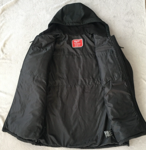 Milwaukee M12 Heated Gear mens Black Hooded Jacket size 2XL (No Battery) - Picture 8 of 11