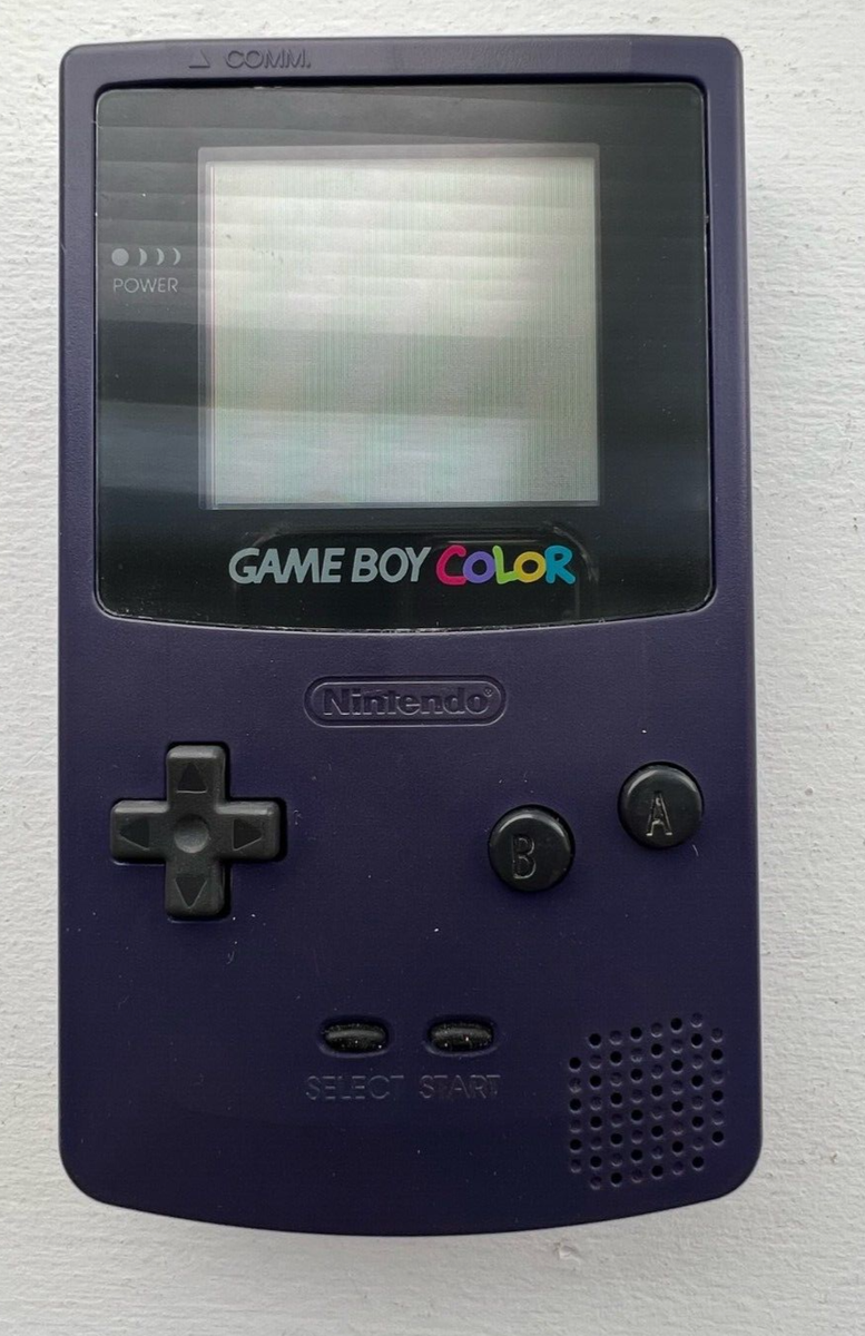 Nintendo Game Boy Color CGB-001 - Grape Purple - OEM Tested - Discolored Shell Nintendo Game Boy Color CGB-001 - Grape Purple - OEM Tested - Discolored Shell