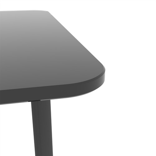 Console Table Tea Table Single Layer Tempered Glass Rectangular Porch Table - Picture 8 of 30