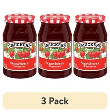  3 pack Smucker's Strawberry Preserves, 18-Ounce