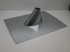 American Metal Products 1-1/4" Type B Roof Pipe Exhaust Flashing - No Rubber