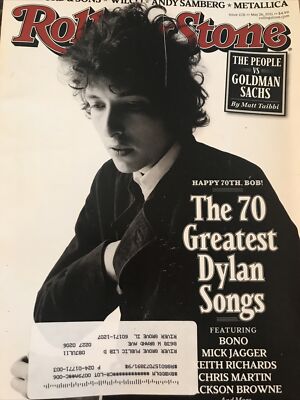 Rolling Stones Bob Dylan May 26, 2011 Trump Goldman Sachs