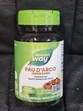 Nature's Way Pau d'Arco Inner Bark 100 Capsules EXP:6/29