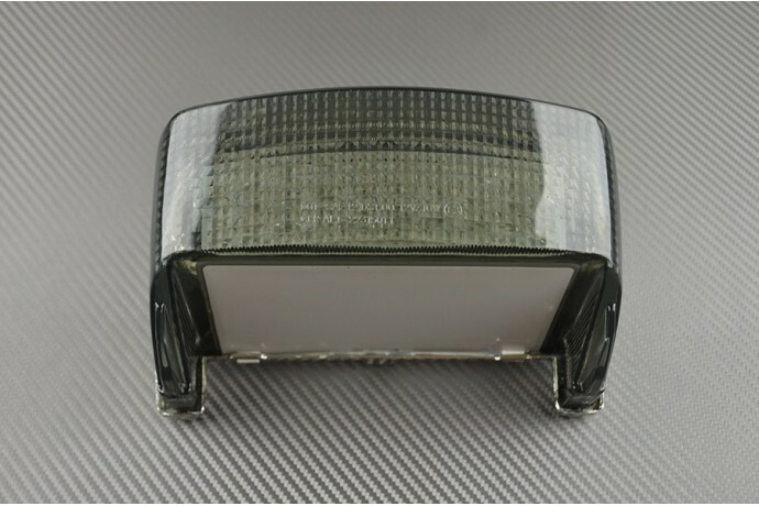 Feu stop LED Honda CBR 600 F2 teinté à clignotants intégrés pour une visibilité 3-en-1