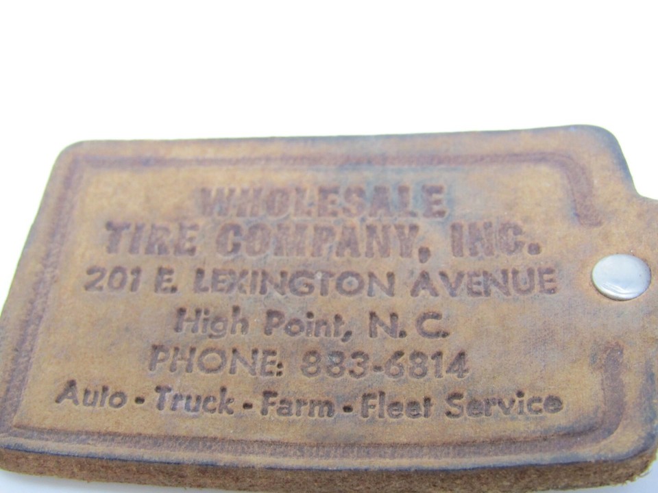 Wholesale Tire Company Inc. High Point North Carolina Keychain
