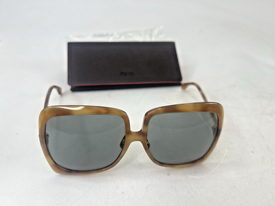 Fendi 0429/s Sunglasses Women Havana Honey Square 62mm  display picture 2
