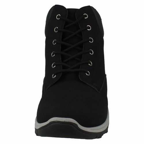 ZAPATOS DE HOMBRE A3R075 CON CORDONES INFORMALES NEGRAS BRONCEADAS INVIERNO SPOT EN £29.99 - Imagen 8 de 24