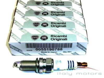 Original Fiat Idea Linea Doblo Qubo 1,4 Zündkerze NGK ZKR7A-10  55190788 4er Set