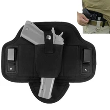 Concealed Carry IWB Gun Holster Ambidextrous Pancake Gun Holster with Mag Pouch