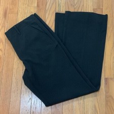 Women  s The Limited Cassidy Fit Black Pinstriped Pants Size 10 EUC