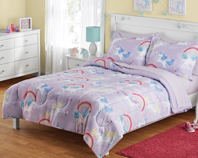 Your Zone Unicorn Bed In A Bag Bedding Set Twin XL | eBay