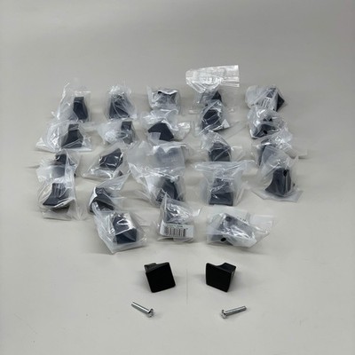 BERENSON 25 PACK!! Fluidic Contemporary Cabinet Knob Black 9441-1055-P