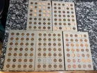 Lincoln Wheat Penny Collection – 5 Dansco Album Pages 1909–1970s Mostly Filled
