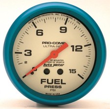 Autometer Ultra-nite Mechanical Fuel Pressure Gauge 2 58 Dia White Face 4511 Autometer Ultra-nite Mechanical Fuel Pressure Gauge 2 58 Dia White Face 4511
