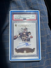 Josh Allen Panini Flawless Collegiate Rookie Gems Signature /25 Psa 9 2018