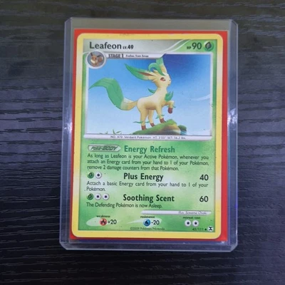 Pokémon Leafeon PV90 45/111 EN Pokémon JCC Niveau 1 Nintendo 2009 - Photo 1/4
