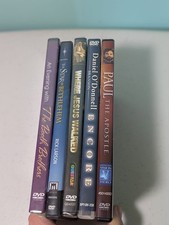 Religous Lot of 5 DVD's 1 Is Sealed/ New Rest Are Used