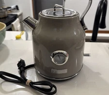 Haden Dorset 1.7 Liter Electric Kettle with Auto Shut Off, Beige