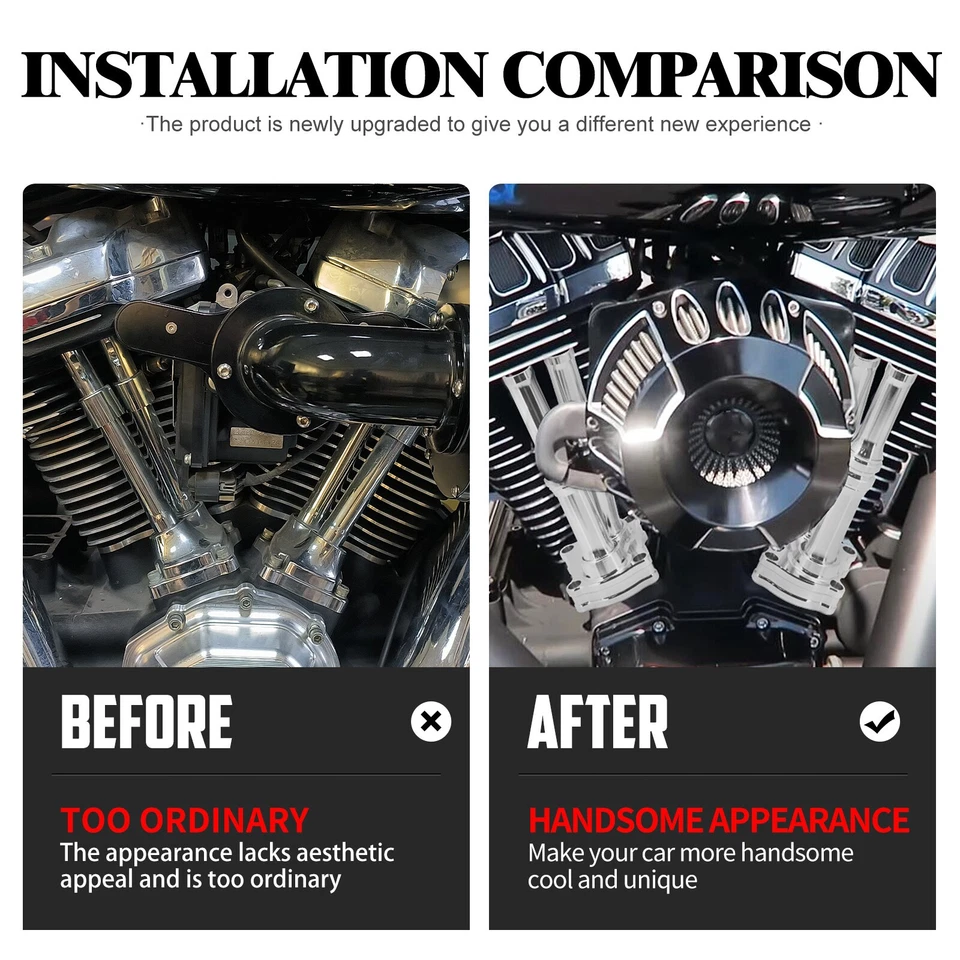 Chrome Pushrod Lifter Tappet Block Covers For Harley Touring 17-23 Softail 18+ - Image 3 of 4