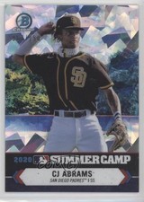 2021 Bowman Chrome 2020 Summer Camp Atomic Refractor 63/150 CJ Abrams #SC-30 3h1