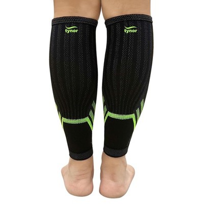 TYNOR Calf and Shin Support Air Pro 1 Pair Prevent Strain Graded Compression Bre
