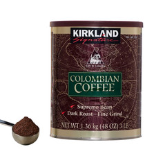 KIRKLAND SIGNATURE 100 COLOMBIAN COFFEE, DARK ROAST, 3 LBS USA
