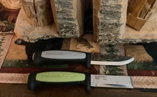 Set Morakniv Mora Chisel Razor Carbon Steel & Fixed Blade Knife Sweden Made