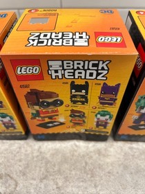 LEGO Brick Headz DC - Batman 41585, Batgirl 41586, Robin 41587, Joker 41588 LOT