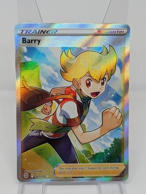 The Pokémon Company Barry Ultra Rare Full Art Trainer Holo Swsh09 167/172 EN
