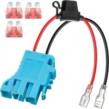 12V Battery Wire Harness Connector for Peg Perego Ride On Toys with 40A Fuses