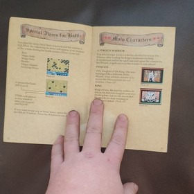 Faria Adventurer's Guide Original Manual Booklet Nintendo NES English(Nexoft)