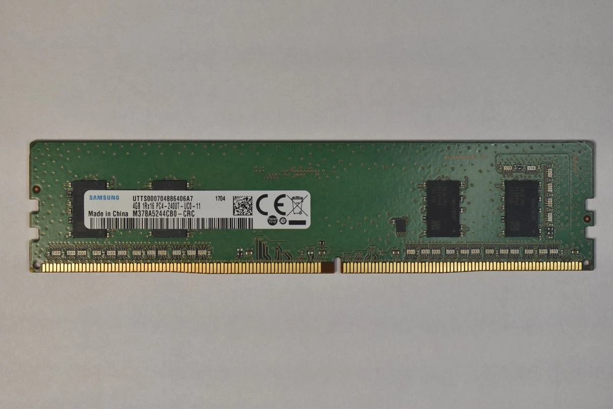 Samsung DDR4 SDRAM 4 GB Capacity per Module Memory (RAM) for sale