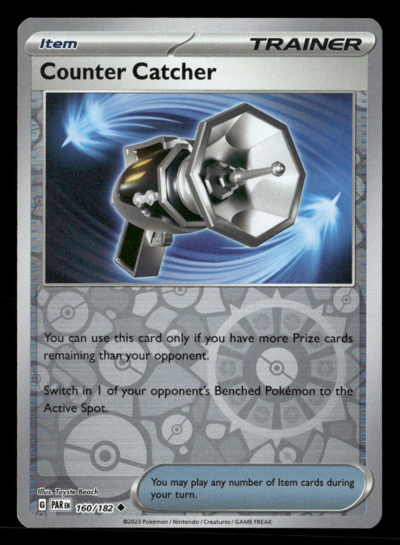 Counter Catcher 160/182 UC Paradox Rift Reverse Holo NM/M Pokemon