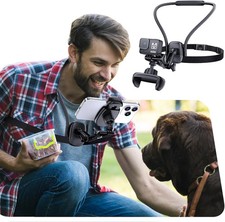Phone Neck Mount Hands Free Chest Stand For GoPro And iPhone Android POV Video