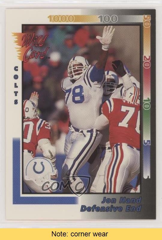 1992 Wild Card Jon Hand #159 READ 0w8