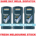 Degree ADVANCED 72HR Protection Deodorant Men COOL RUSH 76g (2.7 oz) 1/3/5 Pack