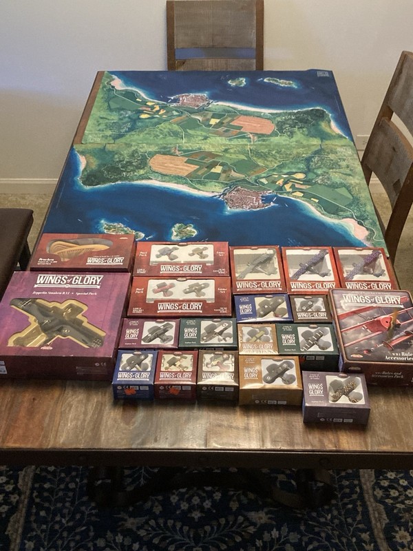 Ares Wings of Glory WWI Collection with Gothas, Duel Sets,Airplane Packs and Mat