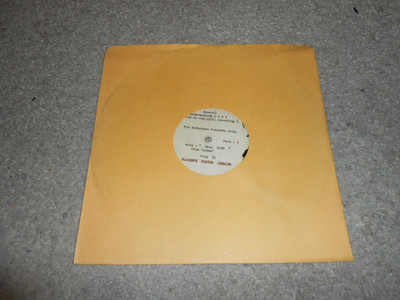 FLORENCE FOSTER JENKINS-LAKME-BELL SONG-10'' 78 RPM VINYL-REFERENCE-TEST PRESSING